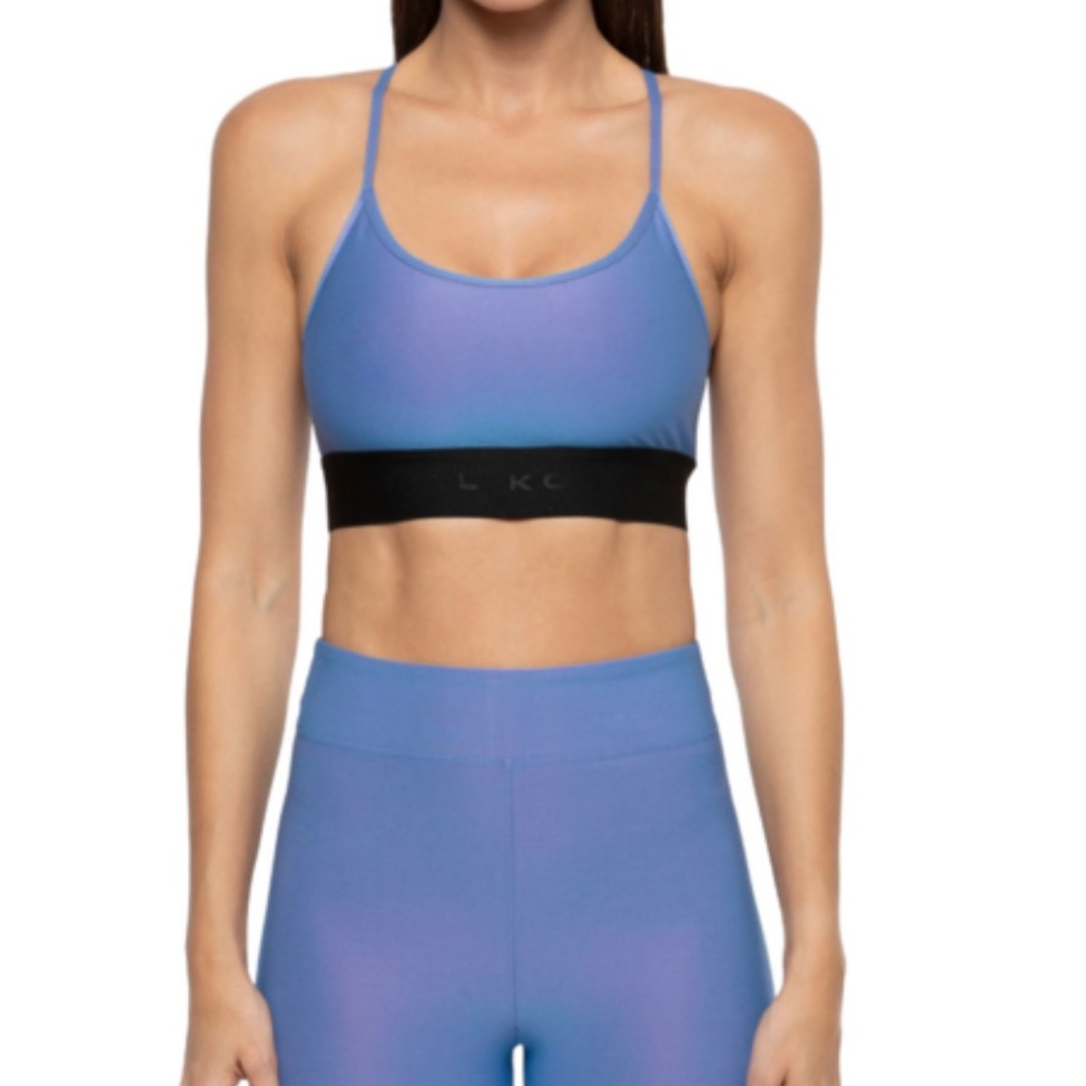KORAL iridescent Sports Bra size xSmall